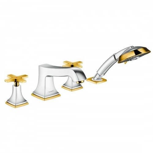 Купить Смеситель Hansgrohe Metropol Classic 31449090 на борт ванны по низкой цене