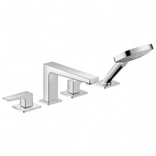 Купить Смеситель Hansgrohe Metropol 32552000 на борт ванны по низкой цене