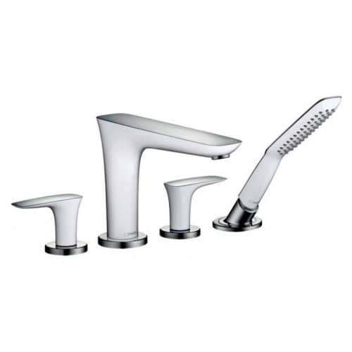 Купить Смеситель Hansgrohe PuraVida 15446000 на борт ванны хром по низкой цене