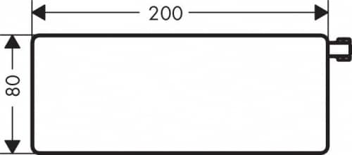 Купить Мыльница Hansgrohe Raindance Cassetta E 26511000 по низкой цене