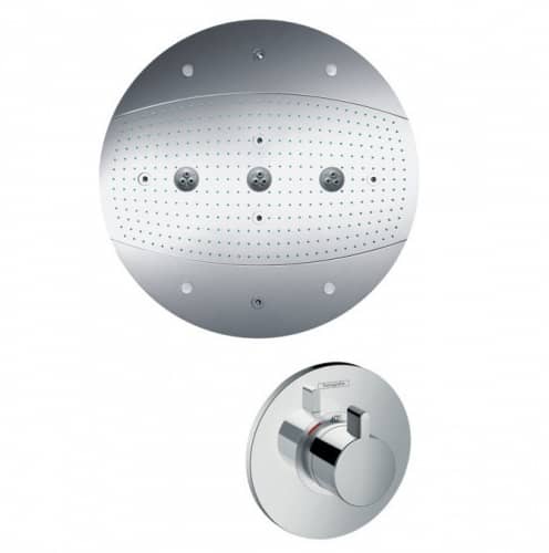 Душевой гарнитур Hansgrohe Raindance Rainmaker 28404000 с подсветкой