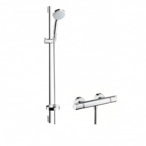 Душевой гарнитур Hansgrohe Croma 100 Vario EcoSmart 27033000 с термостатом