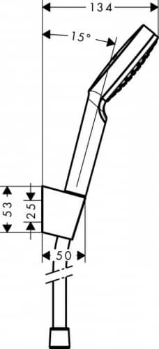 Душевой гарнитур Hansgrohe Crometta 1 jet 26567400