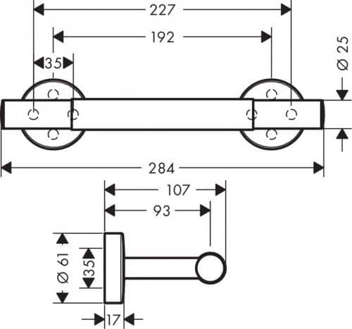 Купить Подставка Hansgrohe Comfort для ног 26329000 по низкой цене