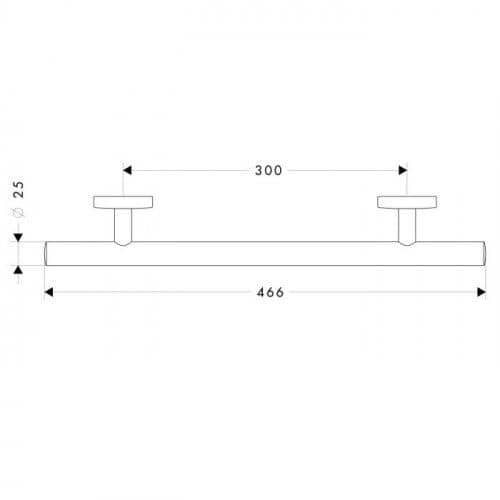 Купить Поручень Hansgrohe Logis 40513000 по низкой цене
