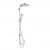 стойка hansgrohe crometta e 1 jet ecosmart 27289000 душевая Купить Стойка Hansgrohe Crometta E 1 jet EcoSmart 27289000 душевая по низкой цене