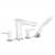 смеситель hansgrohe puravida 15446400 на борт ванны белый/хром Купить Смеситель Hansgrohe PuraVida 15446400 на борт ванны белый/хром по низкой цене