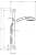 Душевой комплект Hansgrohe Raindance Classic 100 27841000 Душевой гарнитур Hansgrohe Raindance Classic 100 27841000