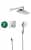 Душевая система Hansgrohe Raindance Select E 27296000 с термостатом Душевой гарнитур Hansgrohe Raindance Select E 27296000 с термостатом
