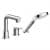 Купить Смеситель Hansgrohe Talis S 80 72416000 на борт ванны по низкой цене