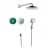 Душевая система Hansgrohe Raindance S 27297000 с термостатом Душевой гарнитур Hansgrohe Raindance S 27297000 с термостатом