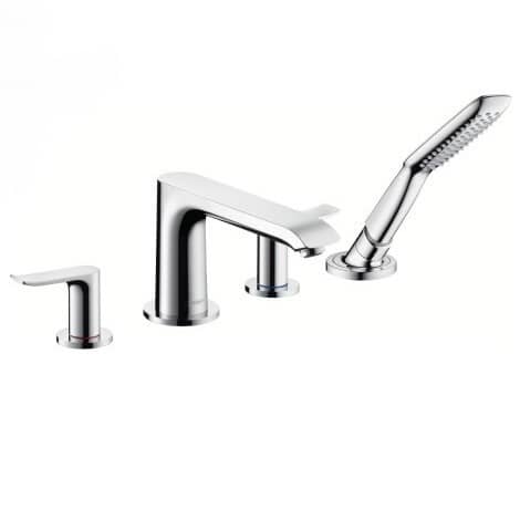 Купить Смеситель Hansgrohe Metris 31442000 на борт ванны по низкой цене