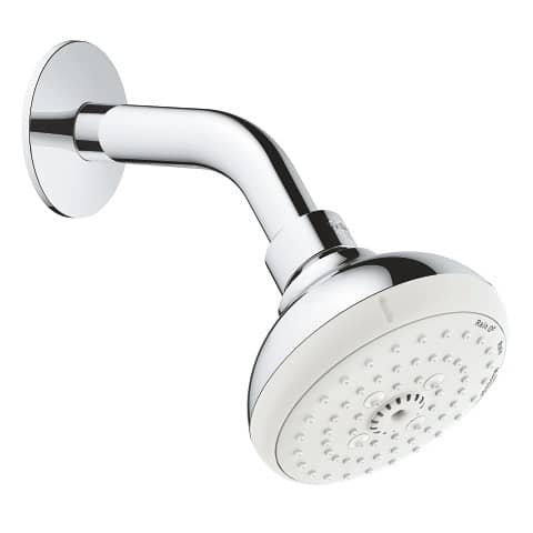 Купить Душ Grohe New Tempesta 100 26088001 верхний с душевым кронштейном по низкой цене