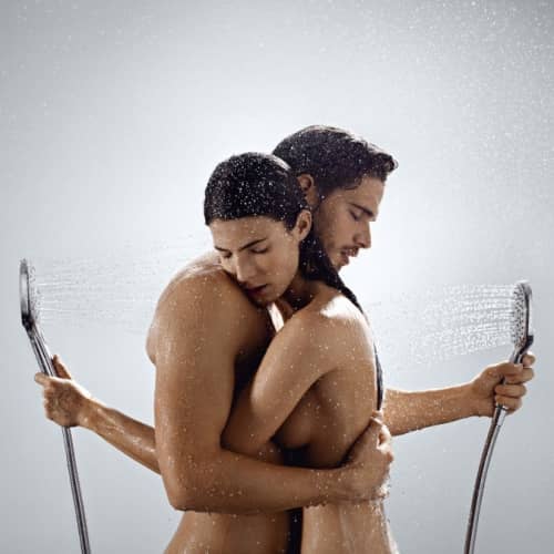 Душевой гарнитур Hansgrohe Raindance Select E 300 Showerpipe 27127400 с термостатом