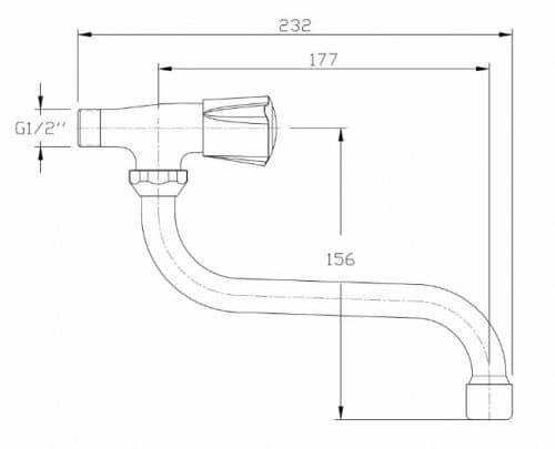 Купить Смеситель Rush Pioneer для кухни PI7950-28 по низкой цене