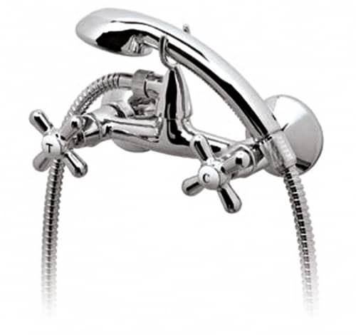 Смеситель для душа Vidima Ретро с аксессуарами хром