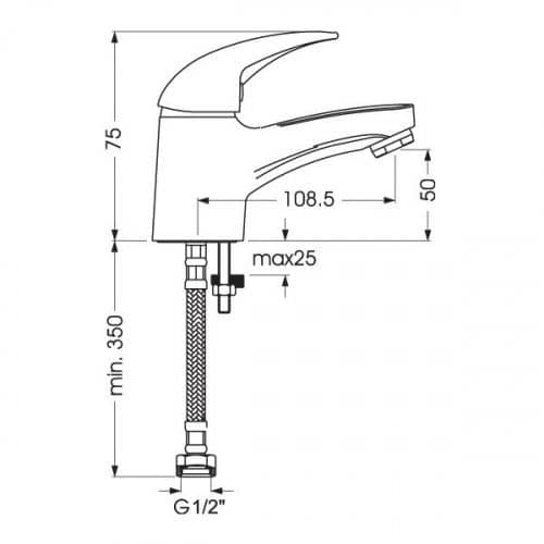 Купить Смеситель Vidima Орион для раковины ВА001АА по низкой цене
