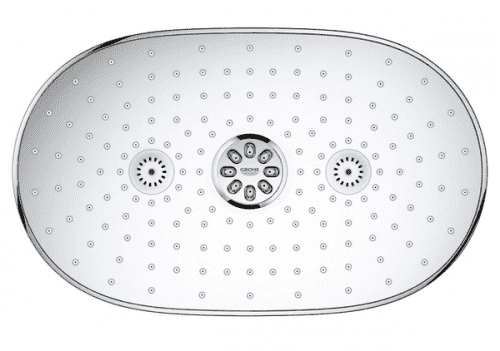 Купить Душ Grohe Rainshower 360 Duo 26254000 верхний с душевым кронштейном по низкой цене