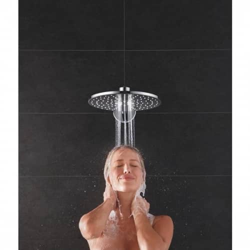 Купить Душ Grohe Rainshower 310 SmartActive 26475000 верхний с душевым кронштейном по низкой цене