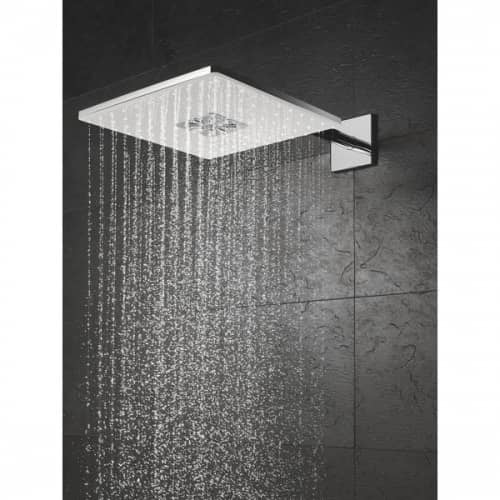 Купить Душ Grohe Rainshower 310 SmartActive Cube 26479LS0 верхний с душевым кронштейном по низкой цене