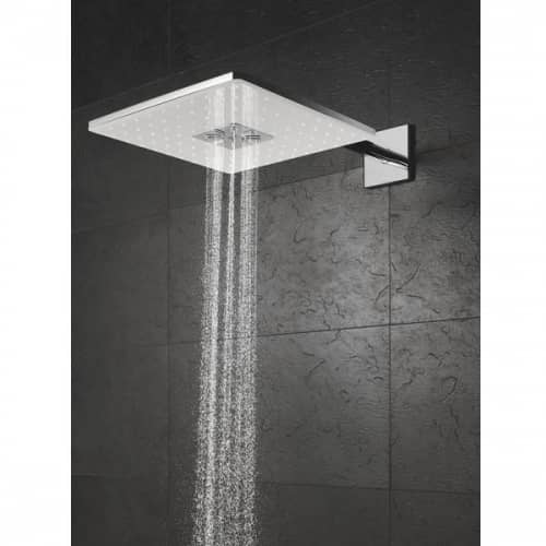 Купить Душ Grohe Rainshower 310 SmartActive Cube 26479LS0 верхний с душевым кронштейном по низкой цене