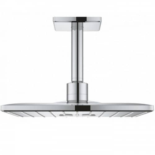 Купить Душ Grohe Rainshower 310 SmartActive Cube 26481000 верхний с душевым кронштейном по низкой цене