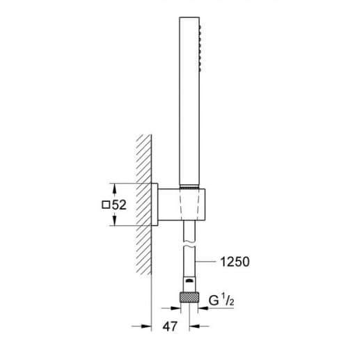 Душевой гарнитур Grohe Euphoria Cube 27703000