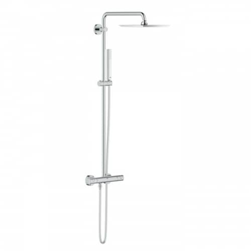Купить Стойка Grohe Euphoria Cube 26187000 душевая с термостатом по низкой цене