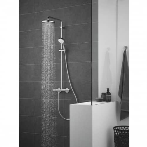 Купить Стойка Grohe Tempesta Cosmopolitan 210 27922001 душевая с термостатом по низкой цене