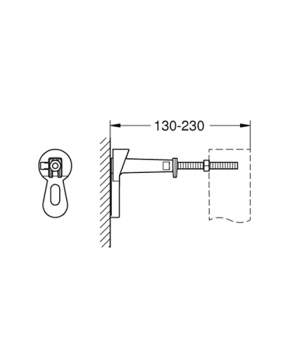 Купить Монтажный уголок Grohe Rapid SL 3855800M по низкой цене
