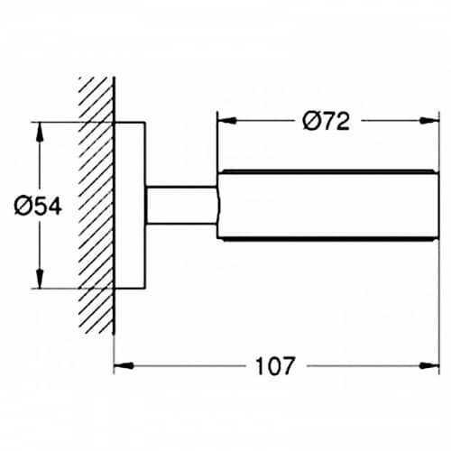 Купить Держатель Grohe Essentials для мыльницы 40369001 по низкой цене