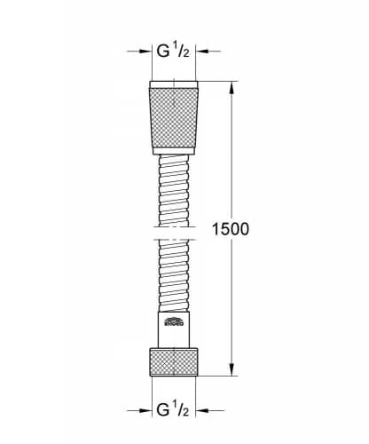 Купить Шланг Grohe Relexaflex Metal Longlife 28143000 душевой 150 см по низкой цене