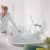 смеситель hansgrohe puravida 15472400 для ванны белый/хром Купить Смеситель Hansgrohe PuraVida 15472400 для ванны белый/хром по низкой цене
