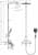 Душевая система Hansgrohe Raindance Select E 360 Showerpipe 27113400 белый Душевой гарнитур Hansgrohe Raindance Select E 360 Showerpipe 27113400 белый