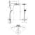 Душевая система Hansgrohe Raindance Select S 300 Showerpipe 27133400 с термостатом Душевой гарнитур Hansgrohe Raindance Select S 300 Showerpipe 27133400 с термостатом