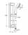Душевой гарнитур Grohe New Tempesta 27600001 с полочкой