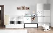 Купить Комод VOX Young users BABY с 2 дверцами и полками, с местом для пеленания по низкой цене