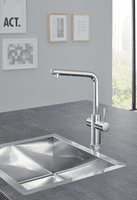 Купить Смеситель Grohe Red Duo New 30327001 для кухни с водонагревателем по низкой цене