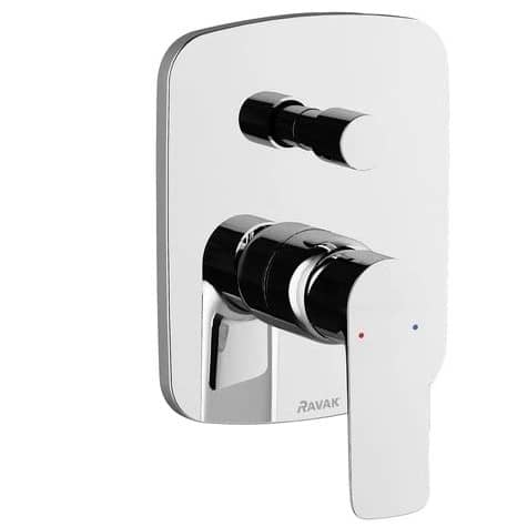 Купить Смеситель Ravak Classic-CL 061.00 для ванны и душа встроенный с переключателем по низкой цене