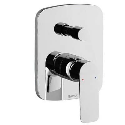 Купить Смеситель Ravak Classic CL 065.00 для ванны и душа встроенный с переключателем по низкой цене