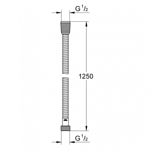 Купить Шланг Grohe Relexaflex 28150000 душевой 125 см по низкой цене