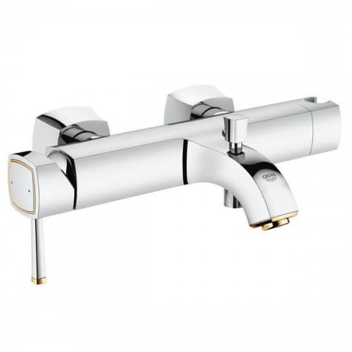 Купить Смеситель Grohe Grandera 23317IG0 для ванны хром/золото по низкой цене