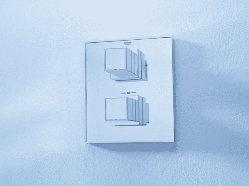 Купить Термостат Grohe Grohtherm Cube внешняя часть 19958000 по низкой цене