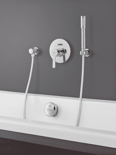 Купить Смеситель Grohe Lineare New для ванны, внешняя часть 19297001 по низкой цене