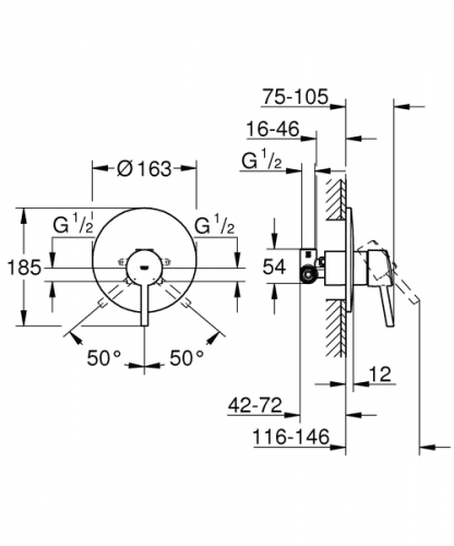 Смеситель для душа Grohe Concetto 32213001