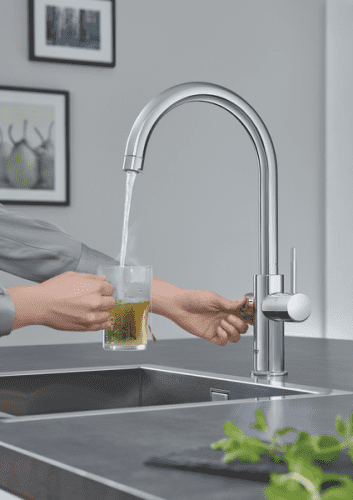 Купить Смеситель Grohe Red Duo New 30079001 для кухни с водонагревателем по низкой цене
