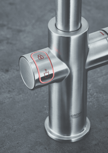 Купить Смеситель Grohe Red Duo New 30325DC1 для кухни с водонагревателем по низкой цене