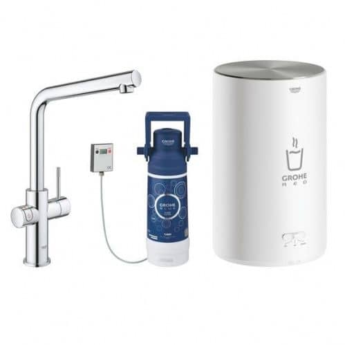 Купить Смеситель Grohe Red Duo New 30327001 для кухни с водонагревателем по низкой цене