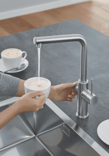 Купить Смеситель Grohe Red Duo New 30327DC1 для кухни с водонагревателем по низкой цене