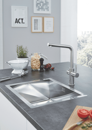 Купить Смеситель Grohe Red Duo New 30327DC1 для кухни с водонагревателем по низкой цене